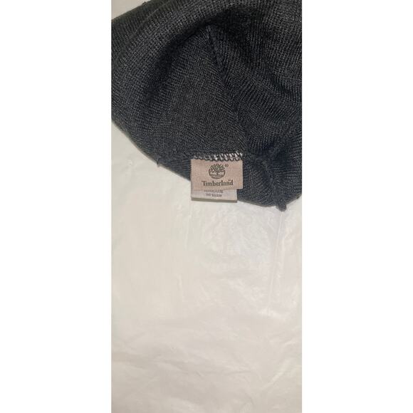 Timberland Heathered Knit Cuff Hat  TH340089 100% Acrylic - OSFM  -Charcoal - Picture 8 of 9